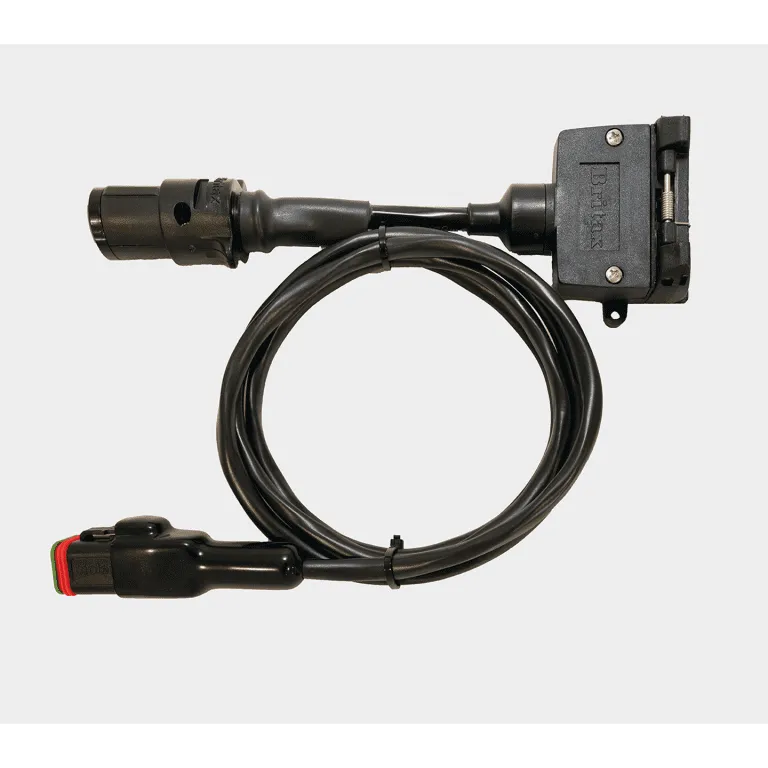 Elecbrakes Adaptor 7 Small Round Pin Plug to 7 Flat Pin Socket